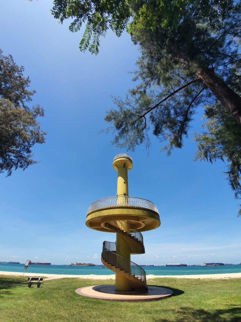 east coast park beach lookout tower singapore