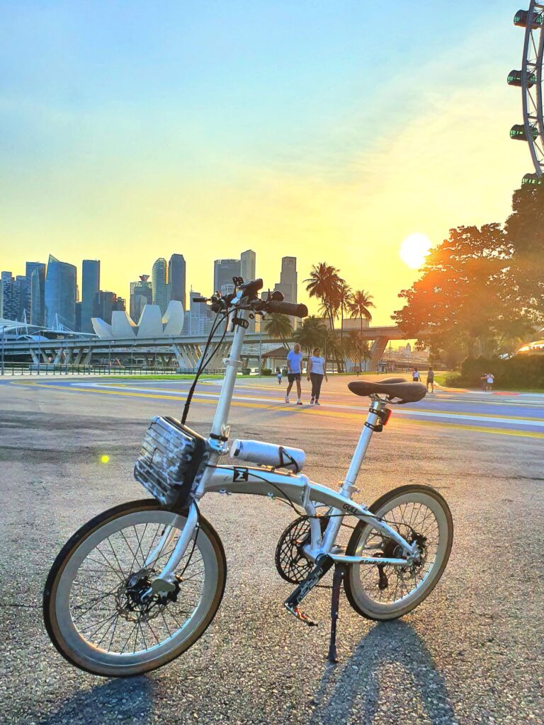 singapore flyer cycling singapore