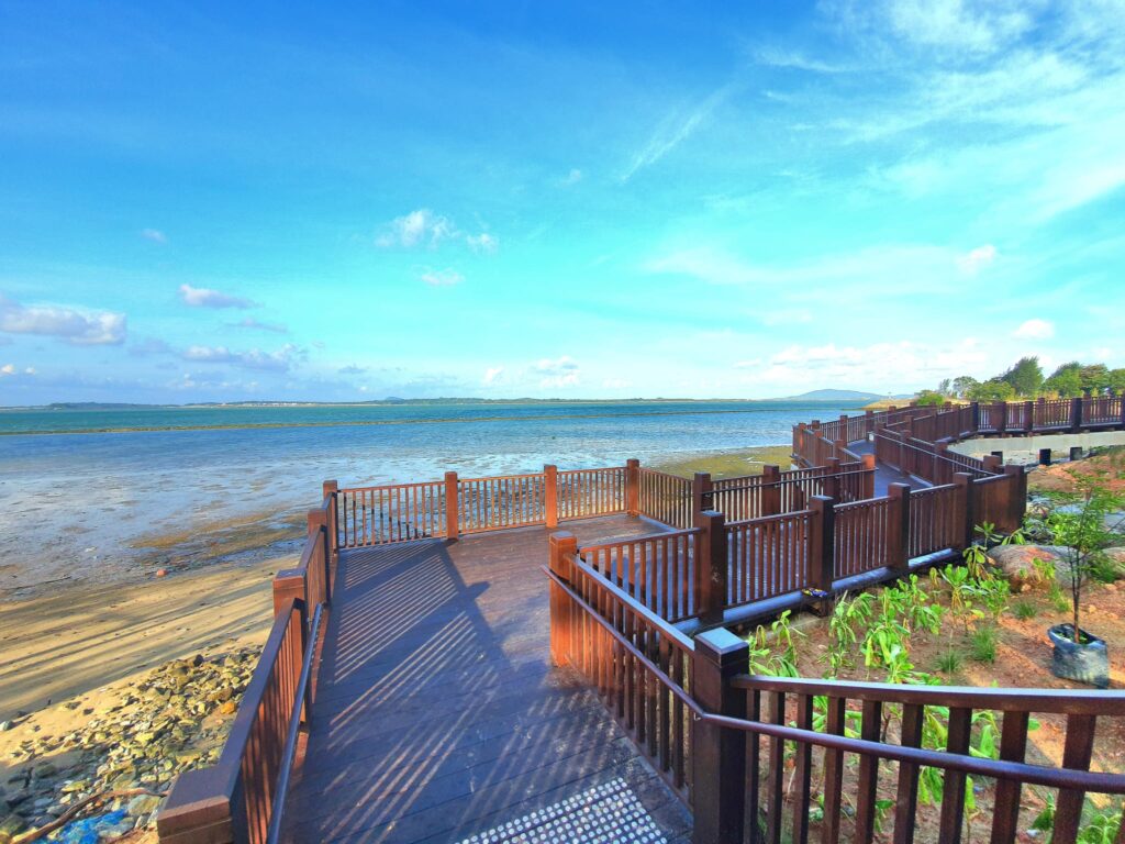 changi beach bridge singapore