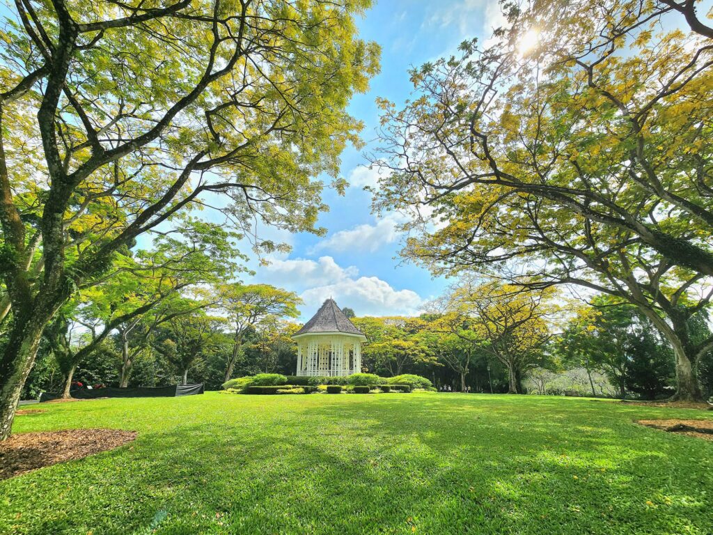 botanic garden band stand singapore